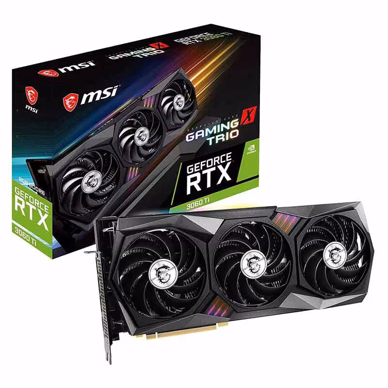 کارت گرافیک ام اس ای RTX 3060 Ti Gaming X Trio 8GB