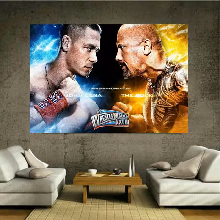 پوستر طرح مبارزه کشتی کج سایز 70×100