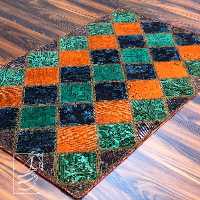 فرش چهل تکه دستبافت یک و نیم متری کد 1