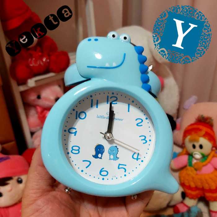 ساعت فانتزی طرح اژدها ، زنگ دار ، رنگ صورتی و آبی ، وارداتی 