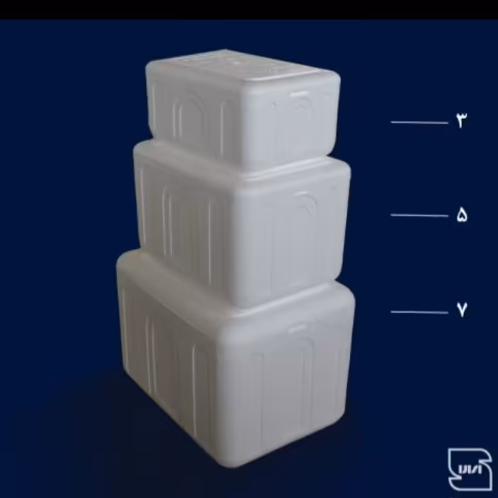 یخدان یونولیتی کائوچویی سایز N7 گنجایش 60 لیتری