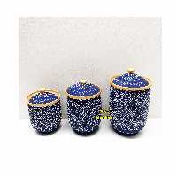 پاسماوری استوانه سفالی نقطه کوبی 