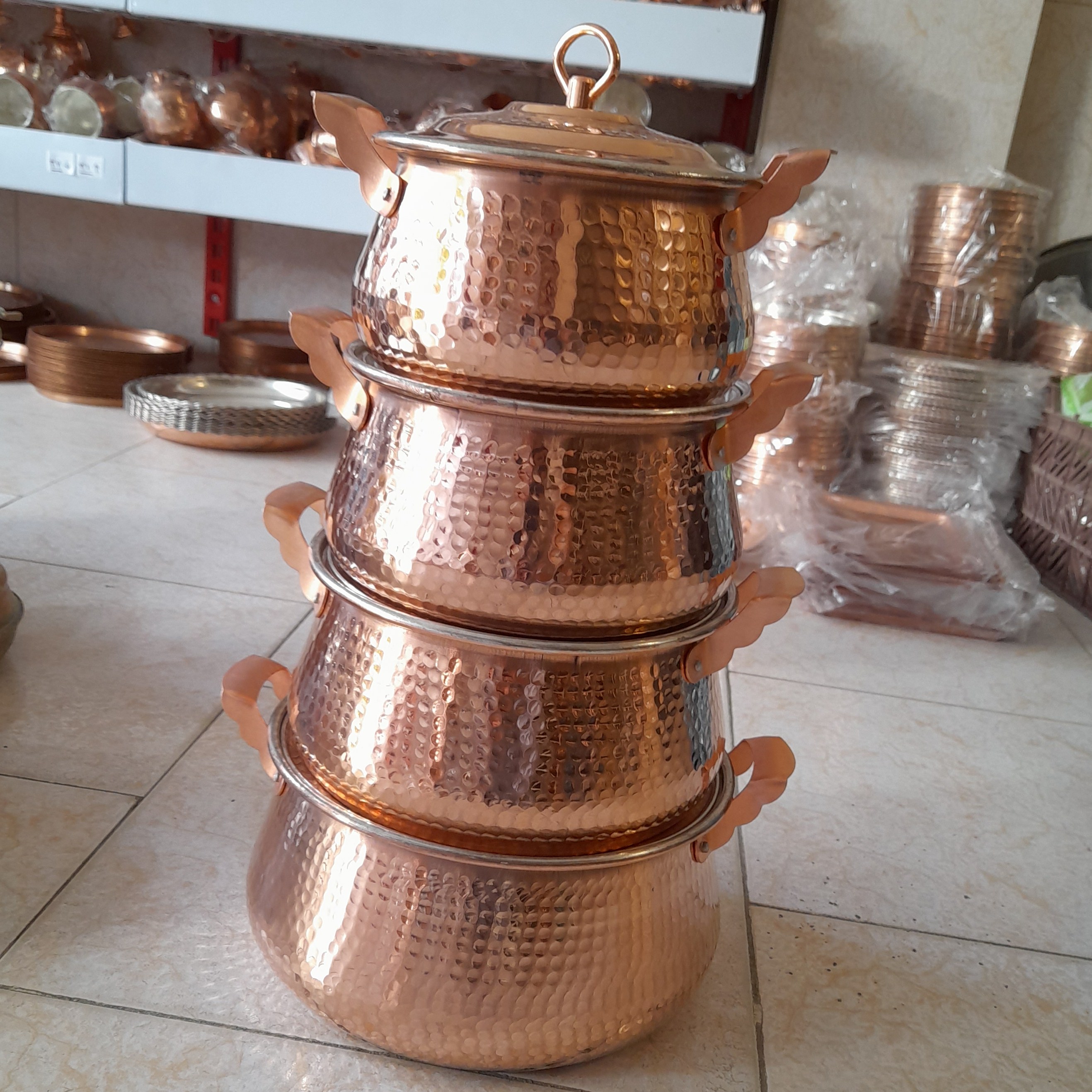 قابلمه(تیانچه)مسی سایزیک