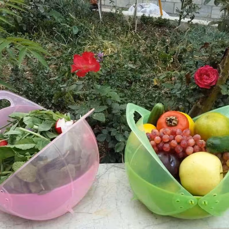 سبد آبکش دار برای شستشو و حمل میوه و سبزی و صیفی جات 
مخصوص شستشوی میوه و سبزی و صیفی جات و...
بدون ریخته شدن محتوا 
