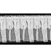 تور پلیسه سفید ارتفاع 12 سانت 1 متر