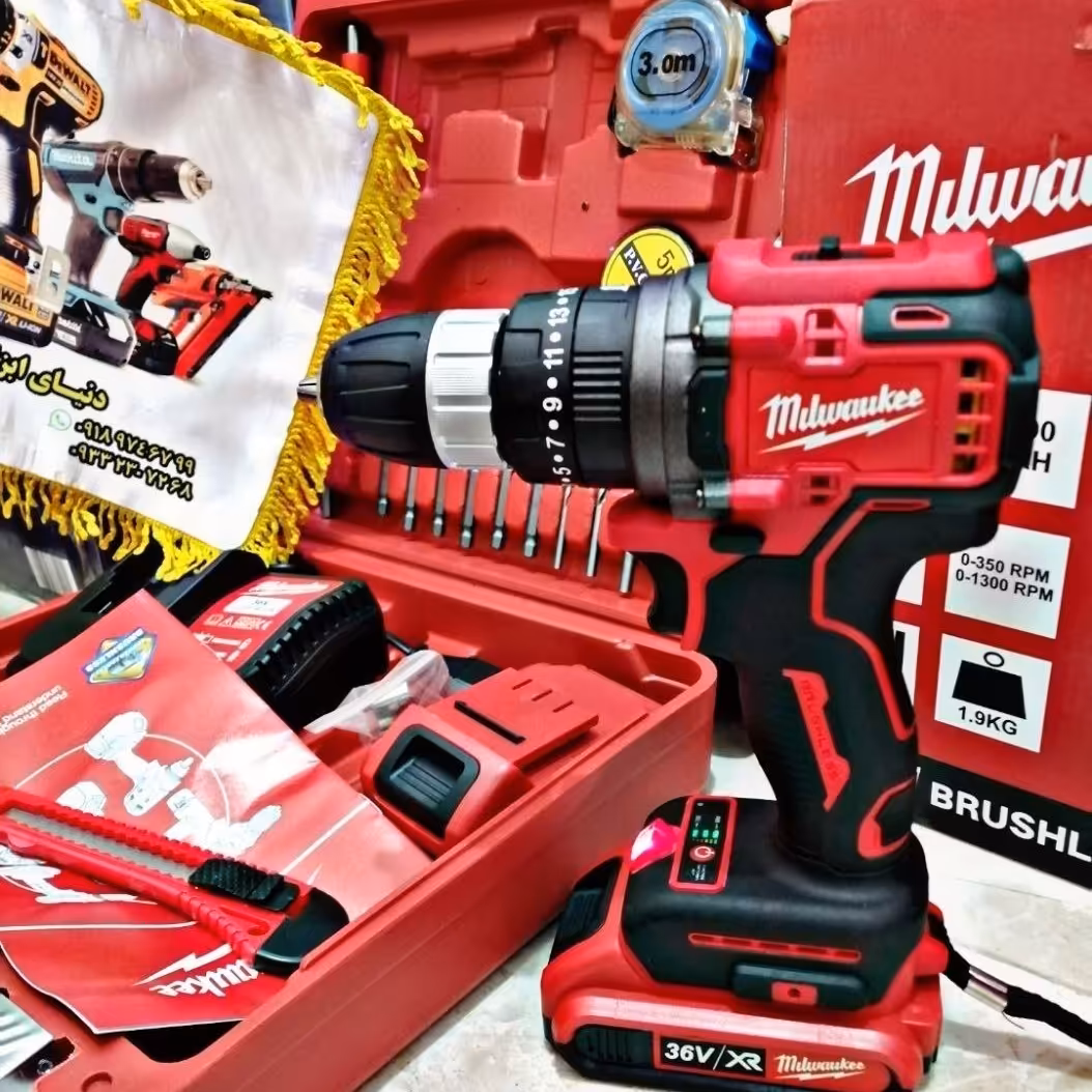 دریل شارژی 36 ولت میلواکی

