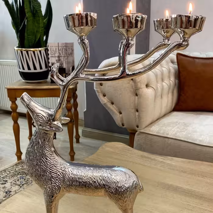 ظروف آلومینیومی گوزن شمعدان