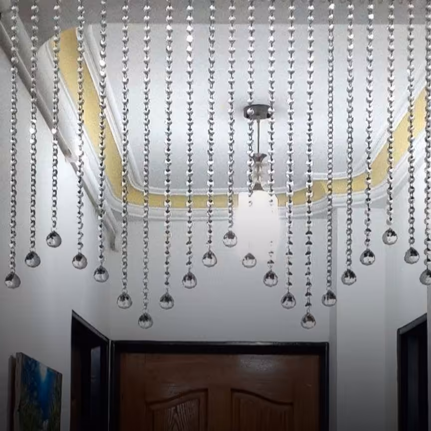 پرده کریستال هفتی هشتی 