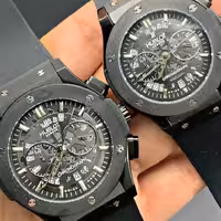 ساعتمچی ست مردانه و زنانه هابلوت بند رابر . hublot 