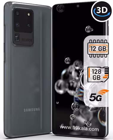 گوشی موبایل سامسونگ گلکسی S20 Ultra 5G ظرفیت 128 گیگابایت رم 12GB