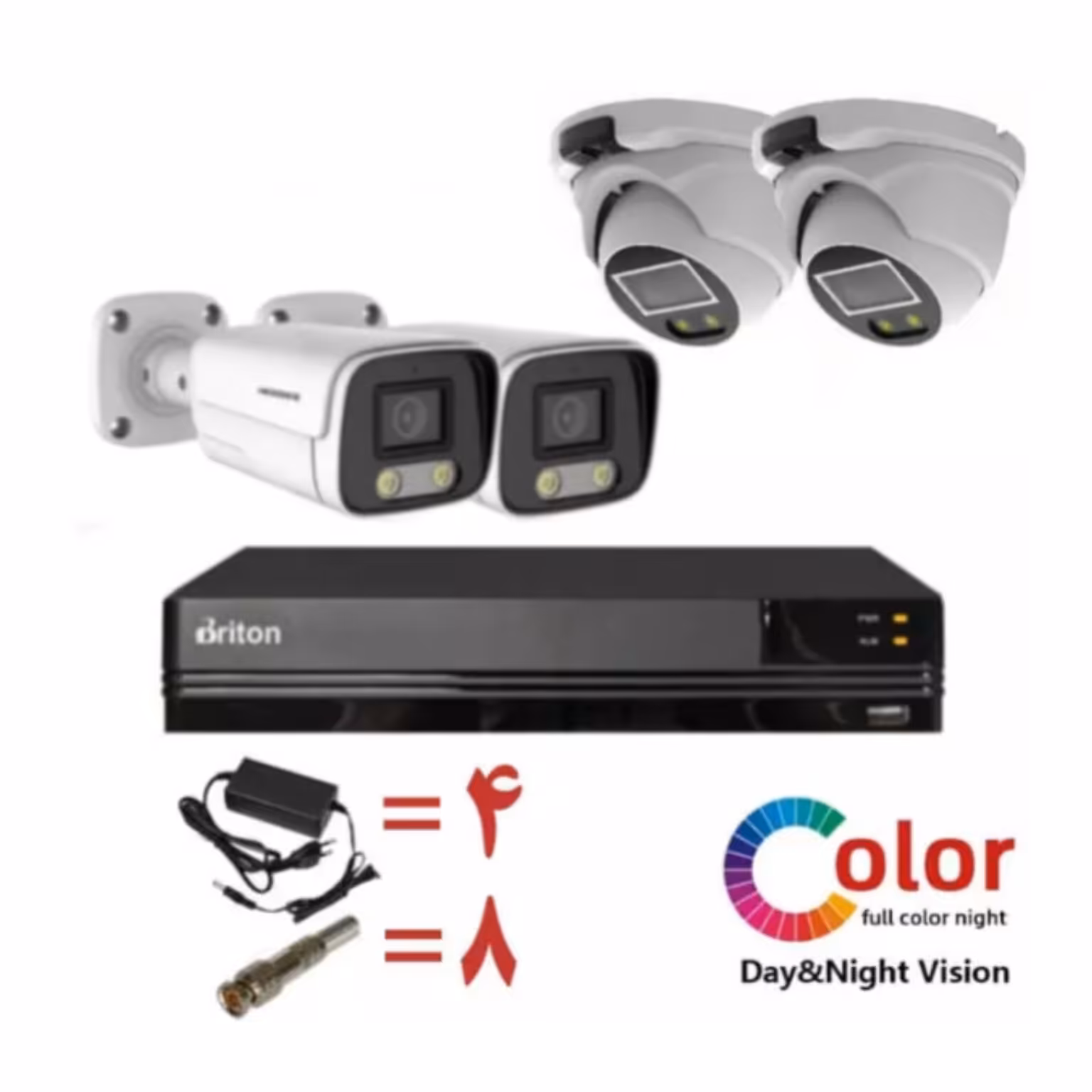 پک دوربین مداربسته فول کالر