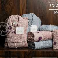 ست حوله عروس و داماد بلو