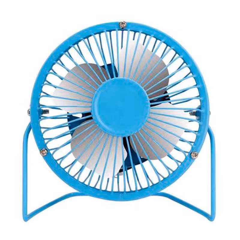 مینی پنکه رومیزی فلزی USB مدل YR-F001Mini Fan YR-F001