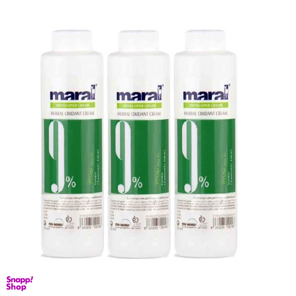 اکسیدان مارال (Maral) مدل herbal نه درصد حجم 150 میلی لیتر بسته 3 عددی