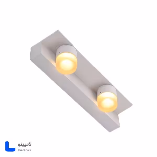 چراغ دیواری بالا آینه و بالا تابلو روشا سفید 32 cm مدل A20-2