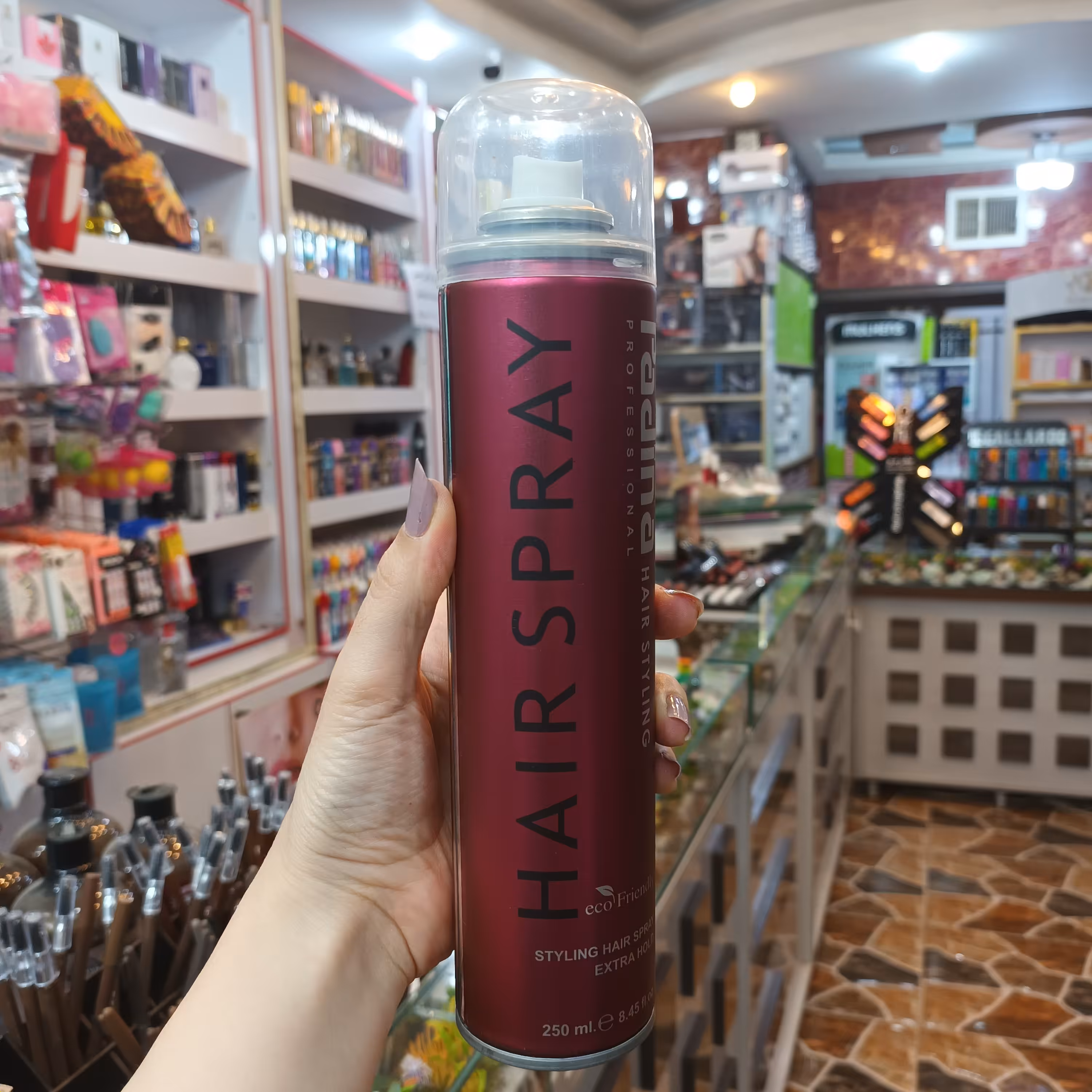 تافت و اسپری حالت دهنده سر فوق العاده قوی پادینا