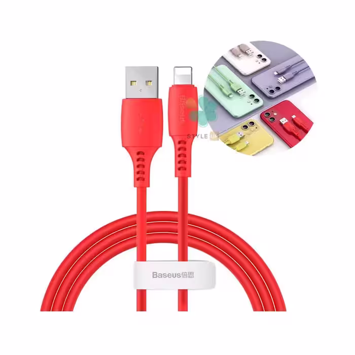 کابل شارژ لایتنینگ رنگی بیسوس مدل Baseus Colourful CALDC-09