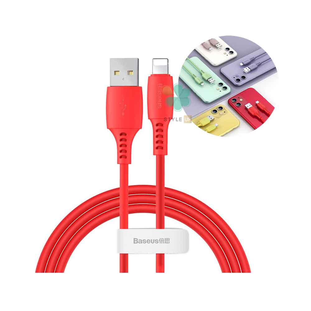 کابل شارژ لایتنینگ رنگی بیسوس مدل Baseus Colourful CALDC-09