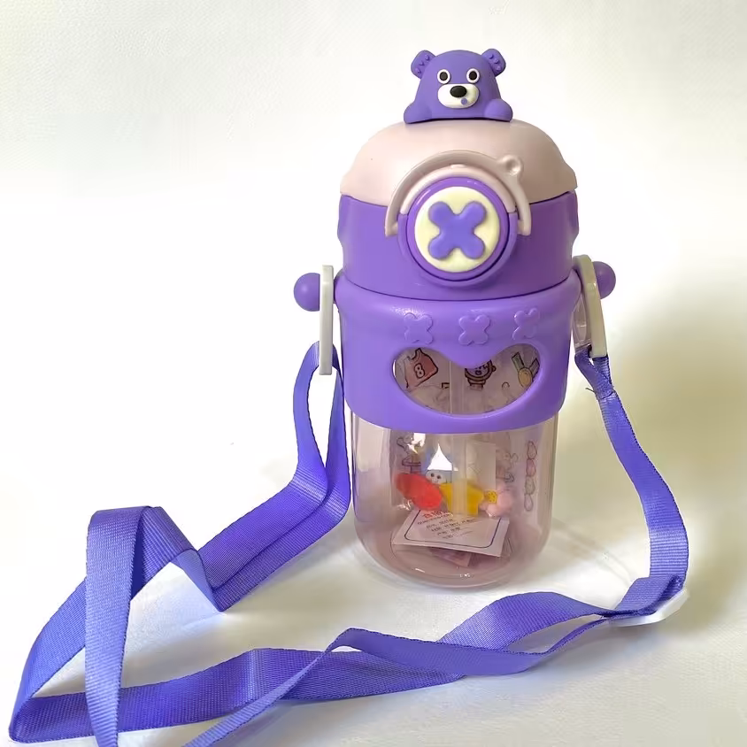 قمقمه سیلیکونی فانتزی بنفش