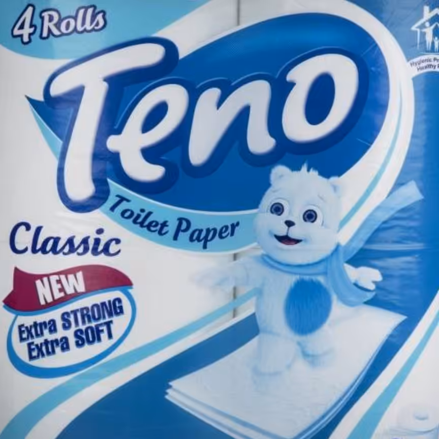 دستمال توالت تنو 4 قلو