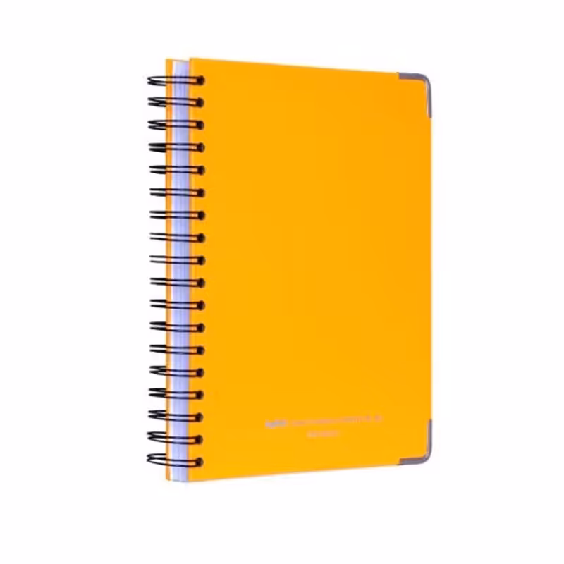 دفتر سیمی 160 برگ پاپکو مدل  کلاسیک 02 کد NB-653PB - سایز وزیری