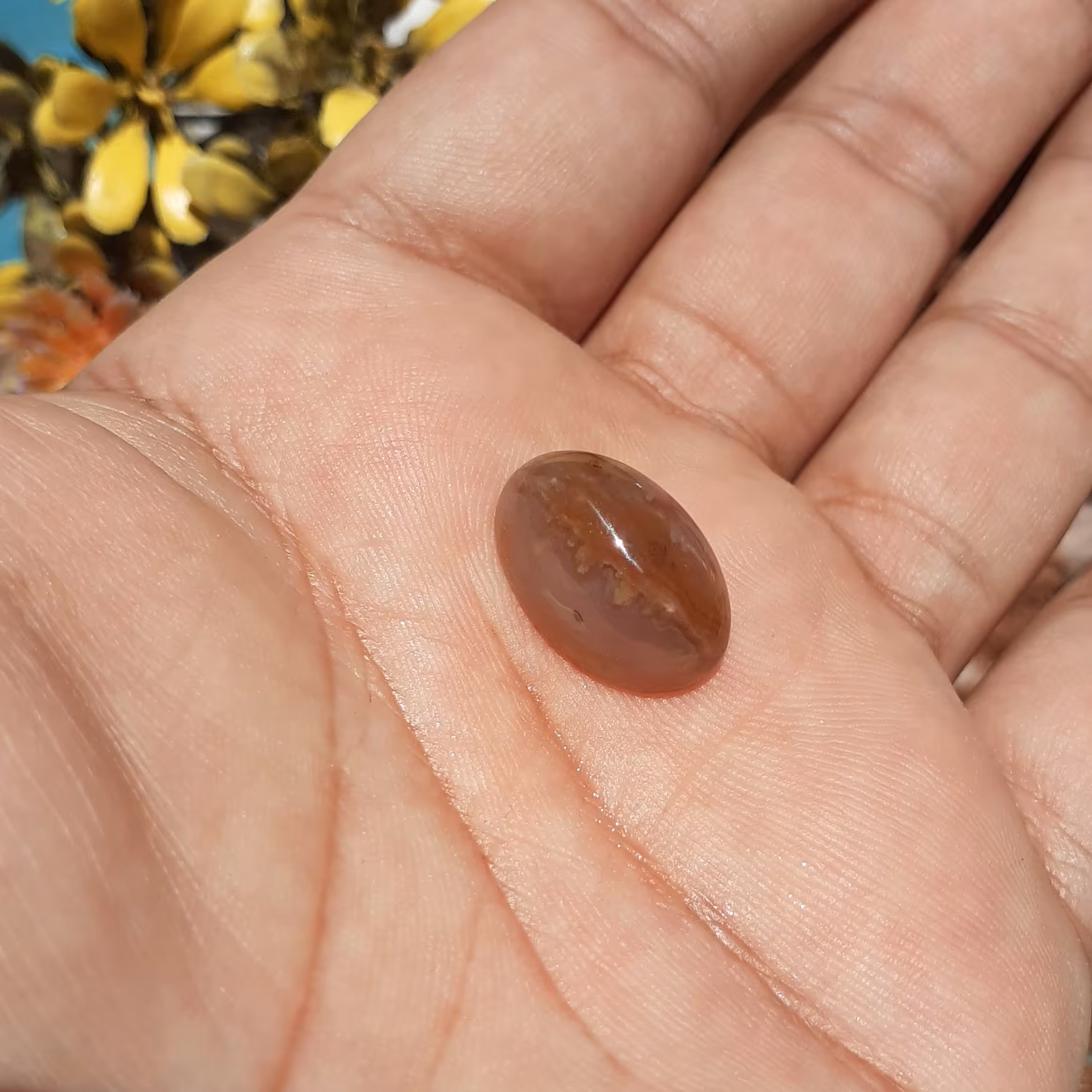 نگین عقیق شجر پاییزی