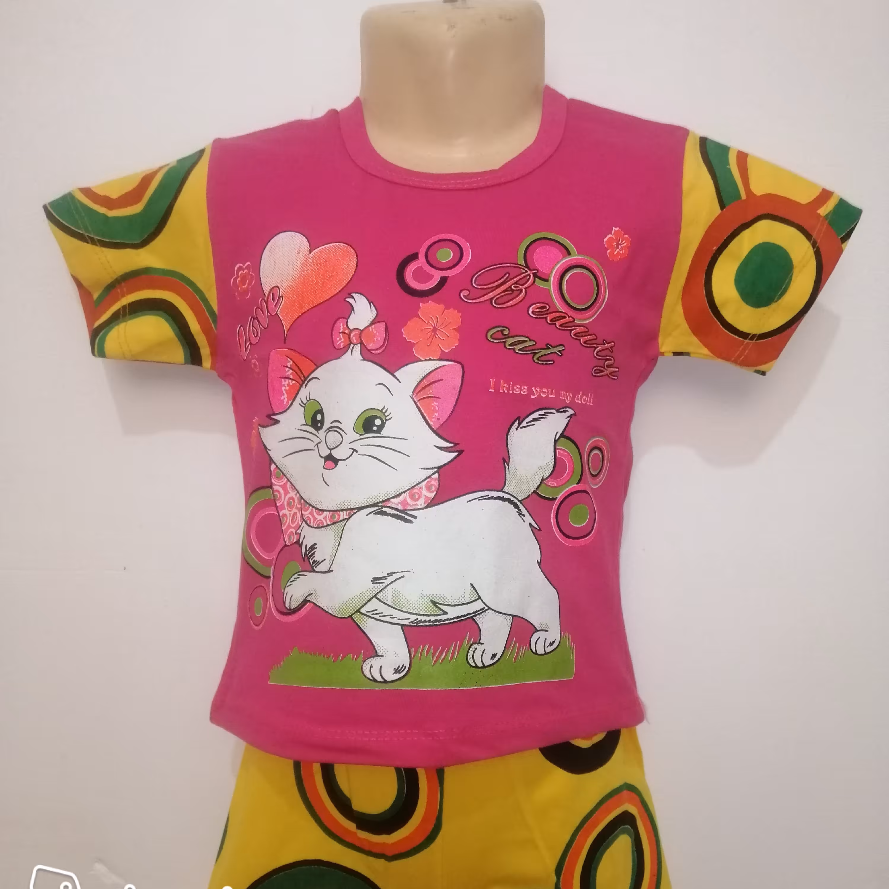 بلوز شلوارک دخترانه کیتی