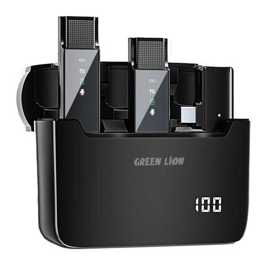 قیمت و خرید میکروفون یقه ای بیسیم گرین لاین مدل GN2IN1DDMTCBK | یاس ارتباط
