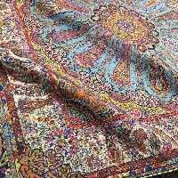 ترمه هاشمی طرح سلجوقی ابریشمی 