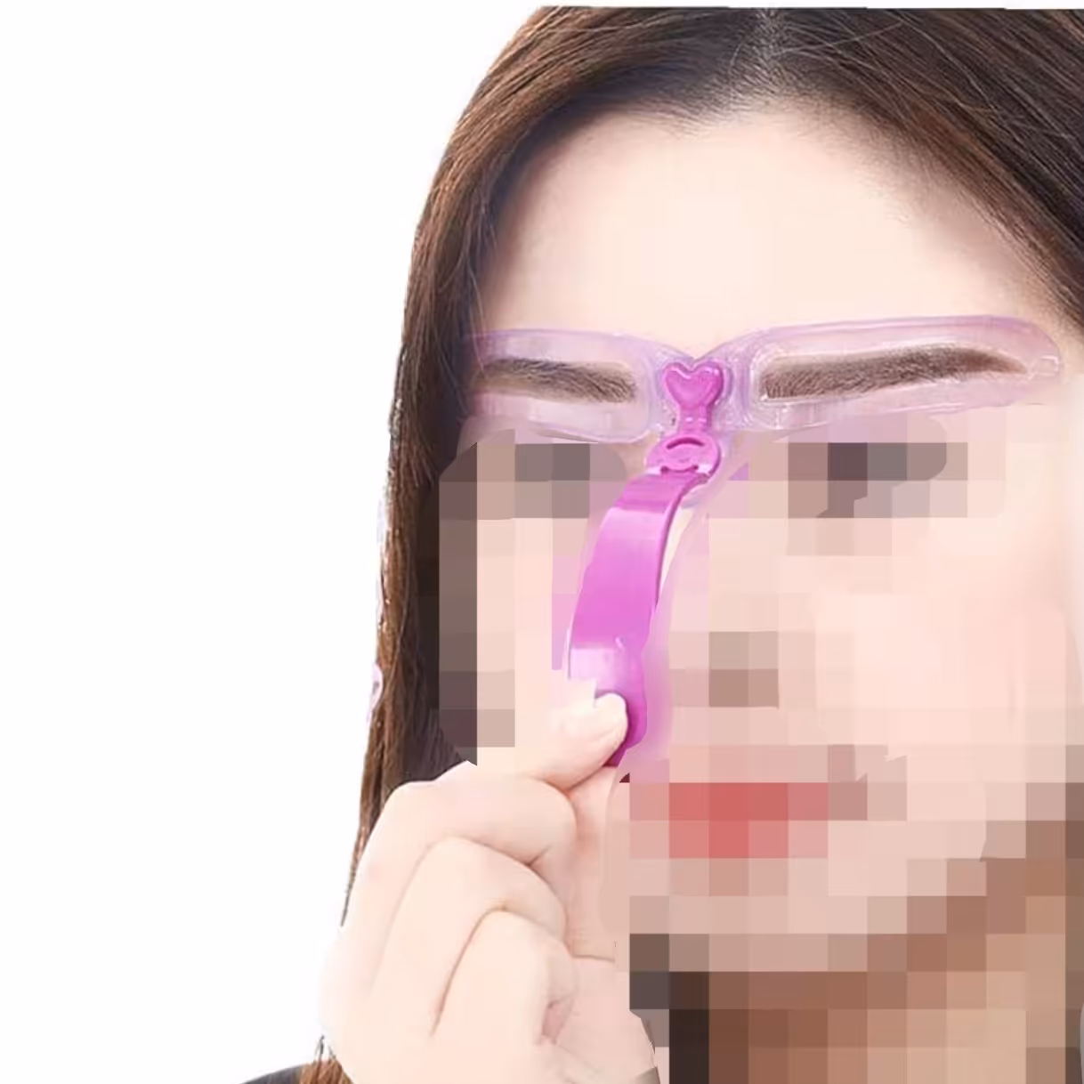 شابلون ابرو طلقی دسته دار مناسب طراحی قرینه ابرو 