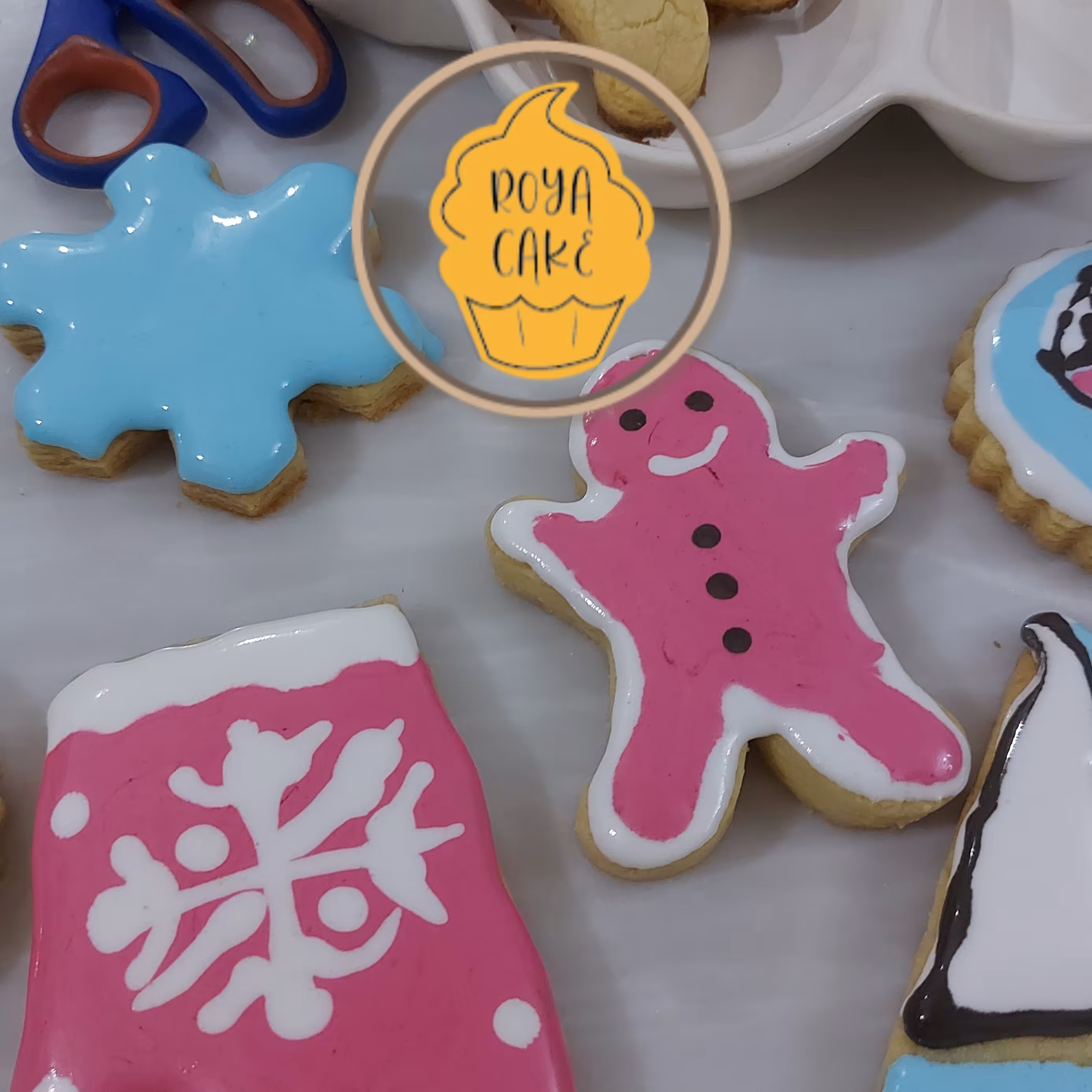 کوکی وانیلی همراه با طراحی