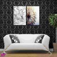 تابلو شاسی بکلیت طرح دکوراتیو قاصدک مدل SH-175 مجموعه 2 عددی