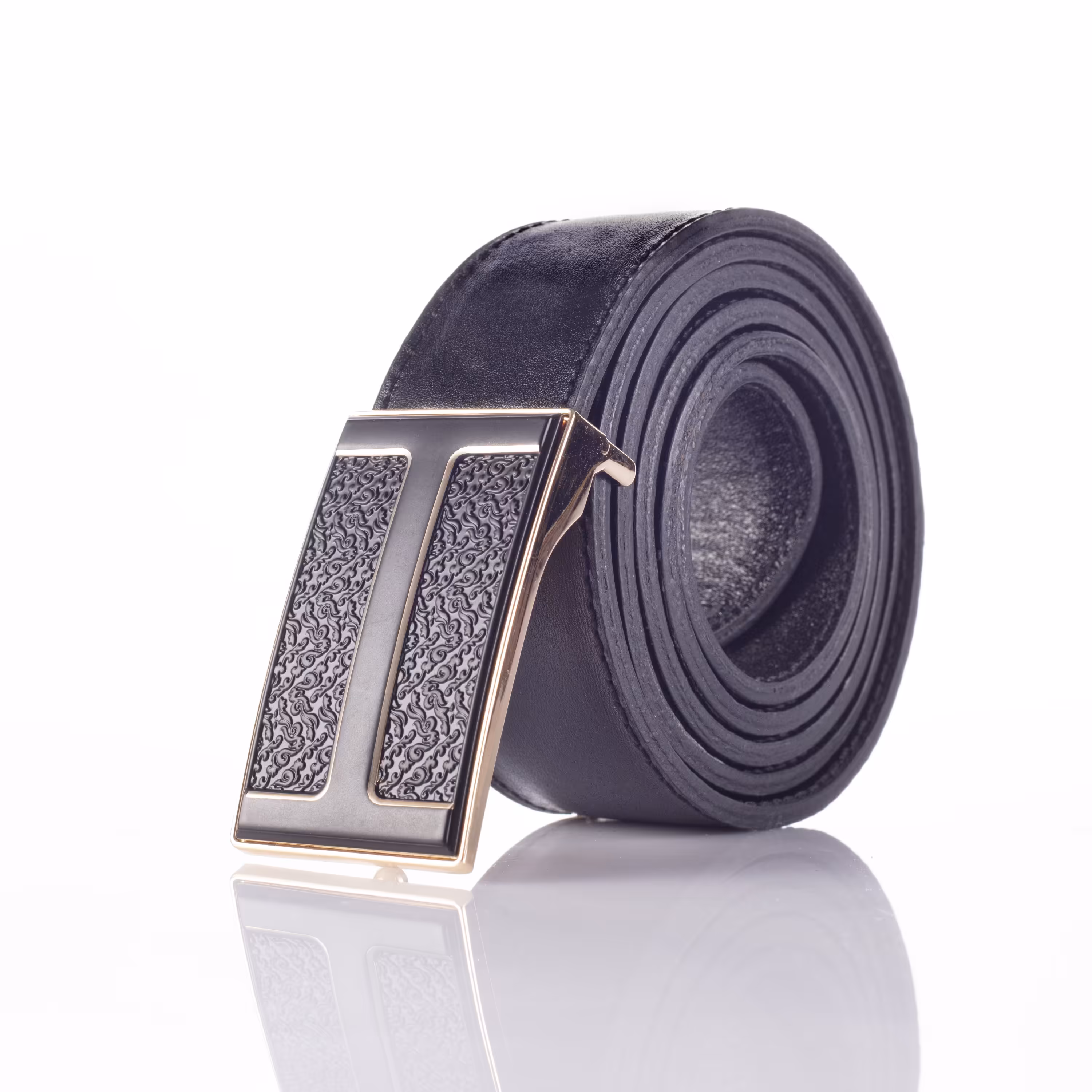 کمربند چرم طبیعی با سگک ایتالیایی فوق اعلا با جعبه شیک