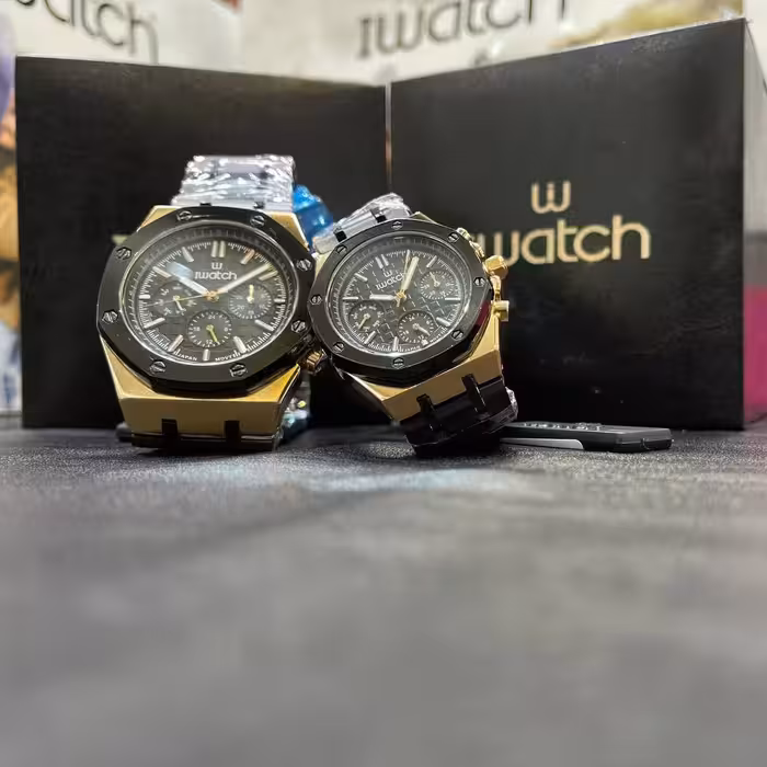 ساعت ست برند آی واچ  I-WATCH  سه موتوره فعال  موتور ژاپن ضد آب