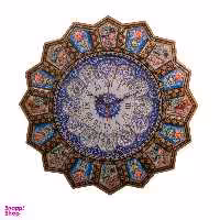 ساعت دیواری خاتم کاری کد HF206