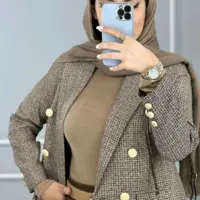 مانتو کتی زنانه کرپ ریما مدل ریما پاییزه