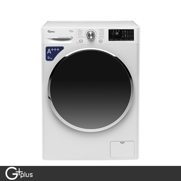 ماشین لباسشویی جی پلاس مدل GWM-L909SW ظرفیت 9 کیلوگرم