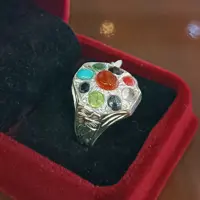 انگشتر چند نگین حرز دار دست ساز
