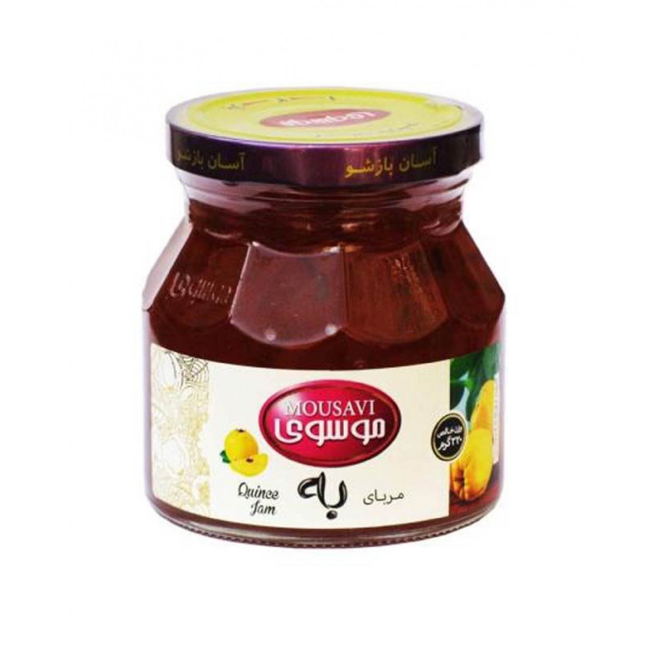 مربای به موسوی شیشه ای 320گرمی