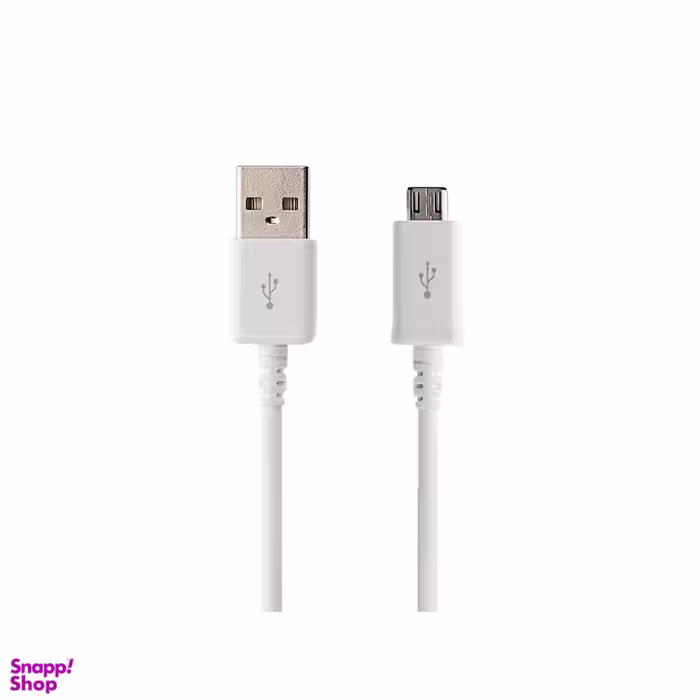 کابل تبدیل USB به Micro-USB سامسونگ مناسب گوشی های اندروید رنگ سفید