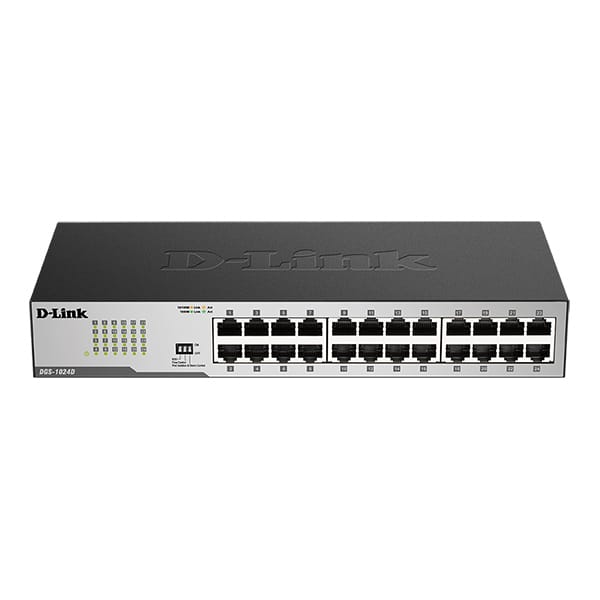 سوئیچ 24 پورت غیرمدیریتی دسکتاپ دی لینک مدل DGS-1024D