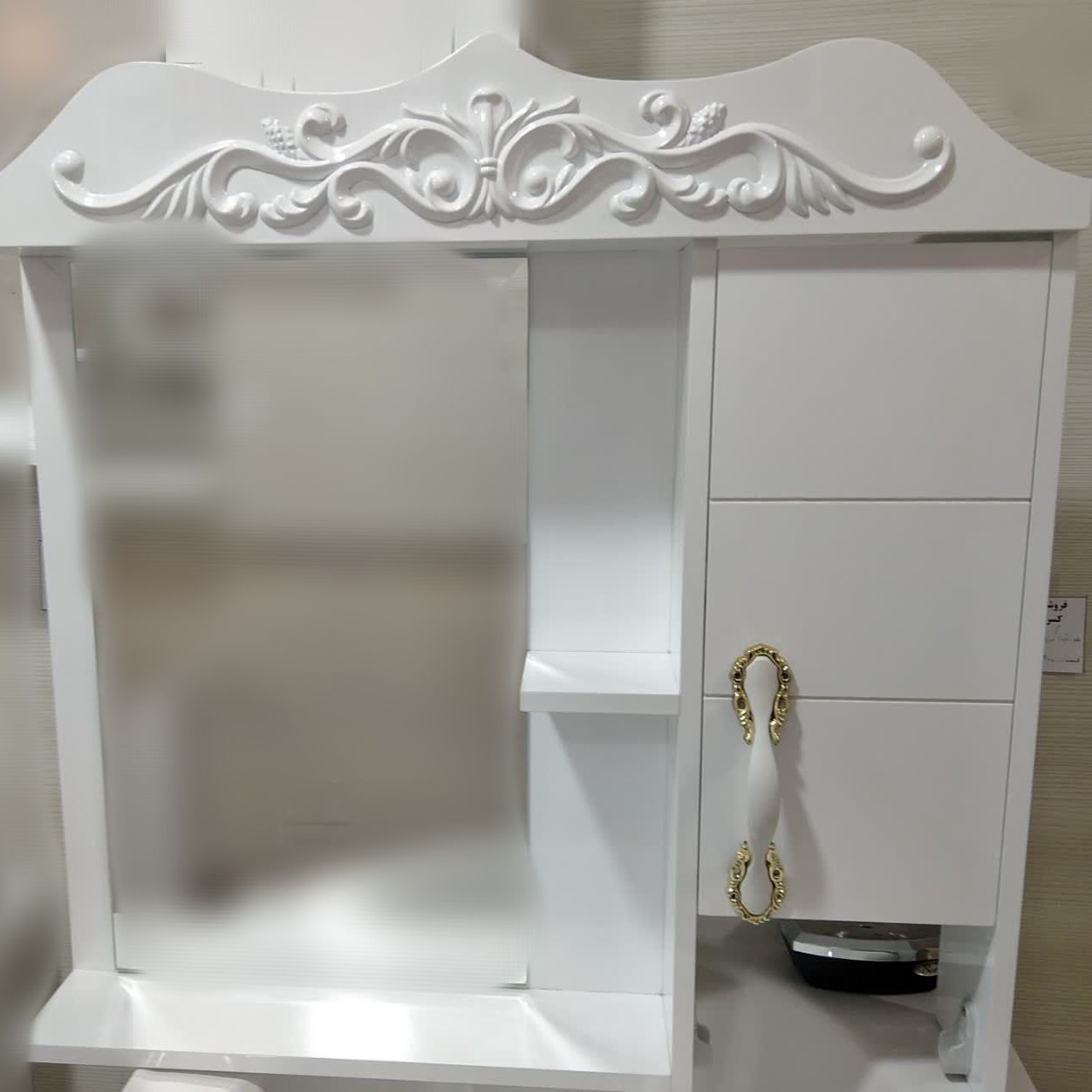آیینه باکس تاجدار و دکور دار 60در 60 ( ارسال با تیپاکس و پس کرایه)