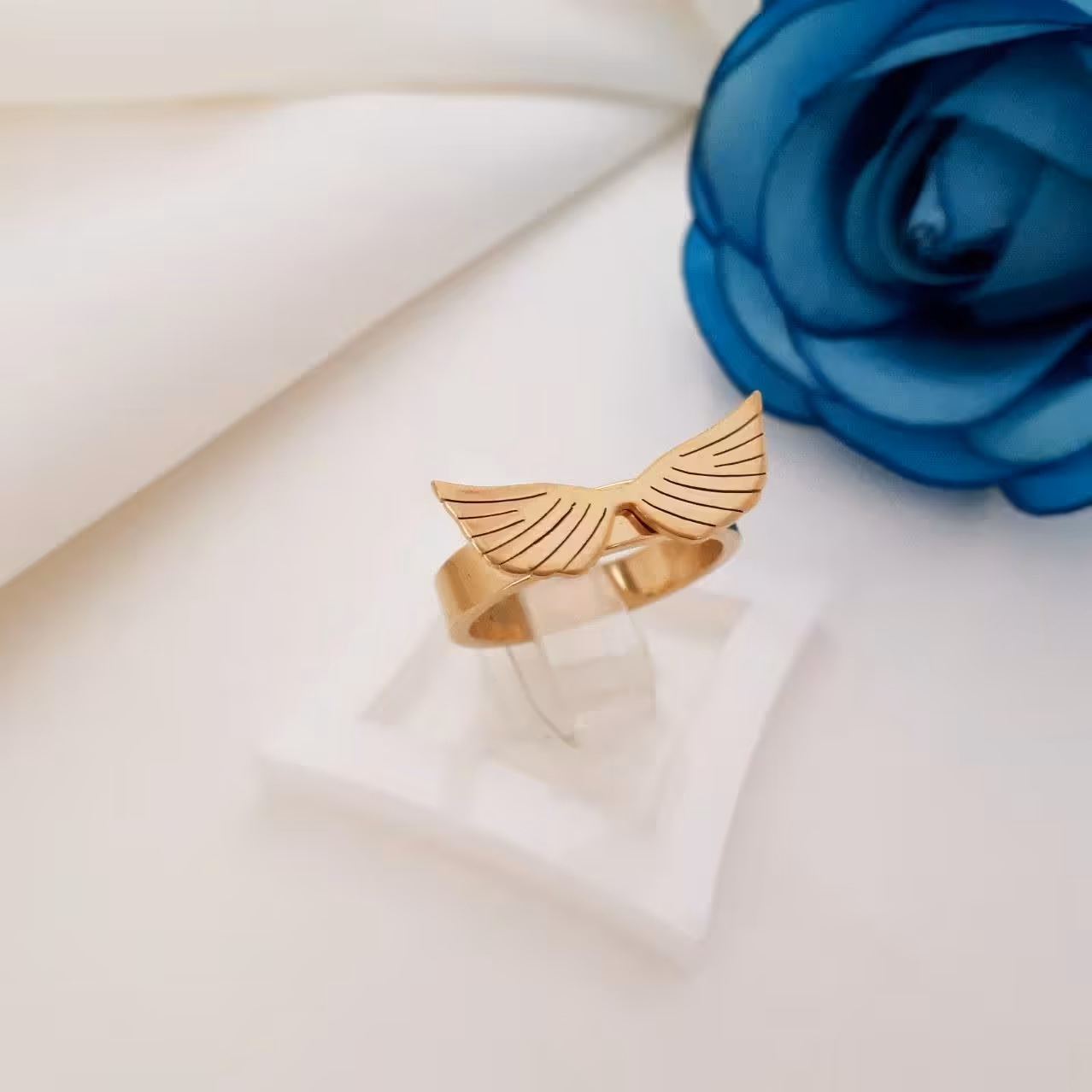 انگشتر کد8332 طرح طلا. استاینلس استیل.آبکاری طلا.ضدحساسیت. رنگ ثابت