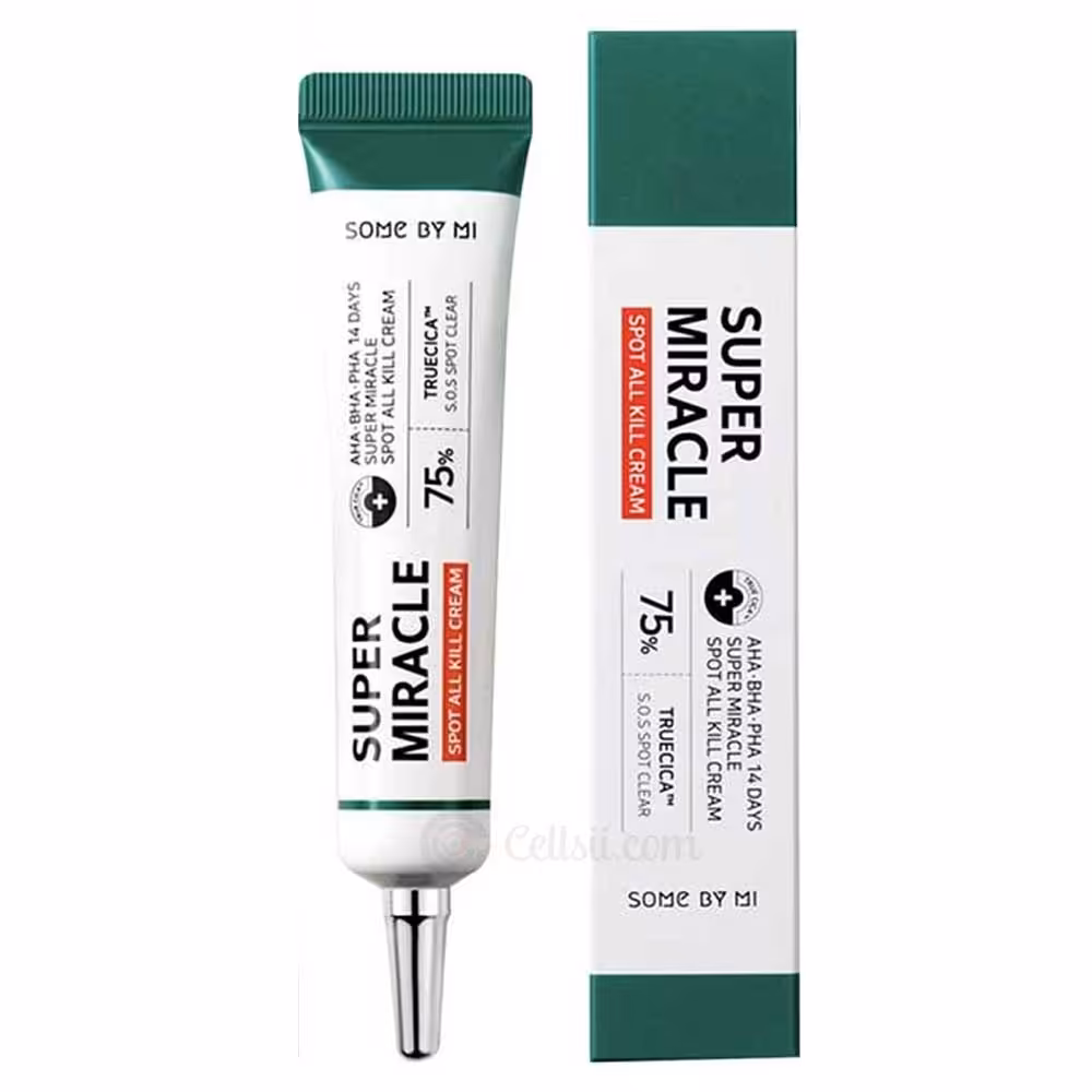 کرم لایه بردار و ضدجوش ضدلک میراکل سام بای می Some By Mi Super Miracle Spot All Kill Cream