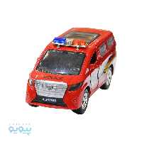 اسباب بازی ماشین پلیس ون فلزی تویوتا ALPHARD
