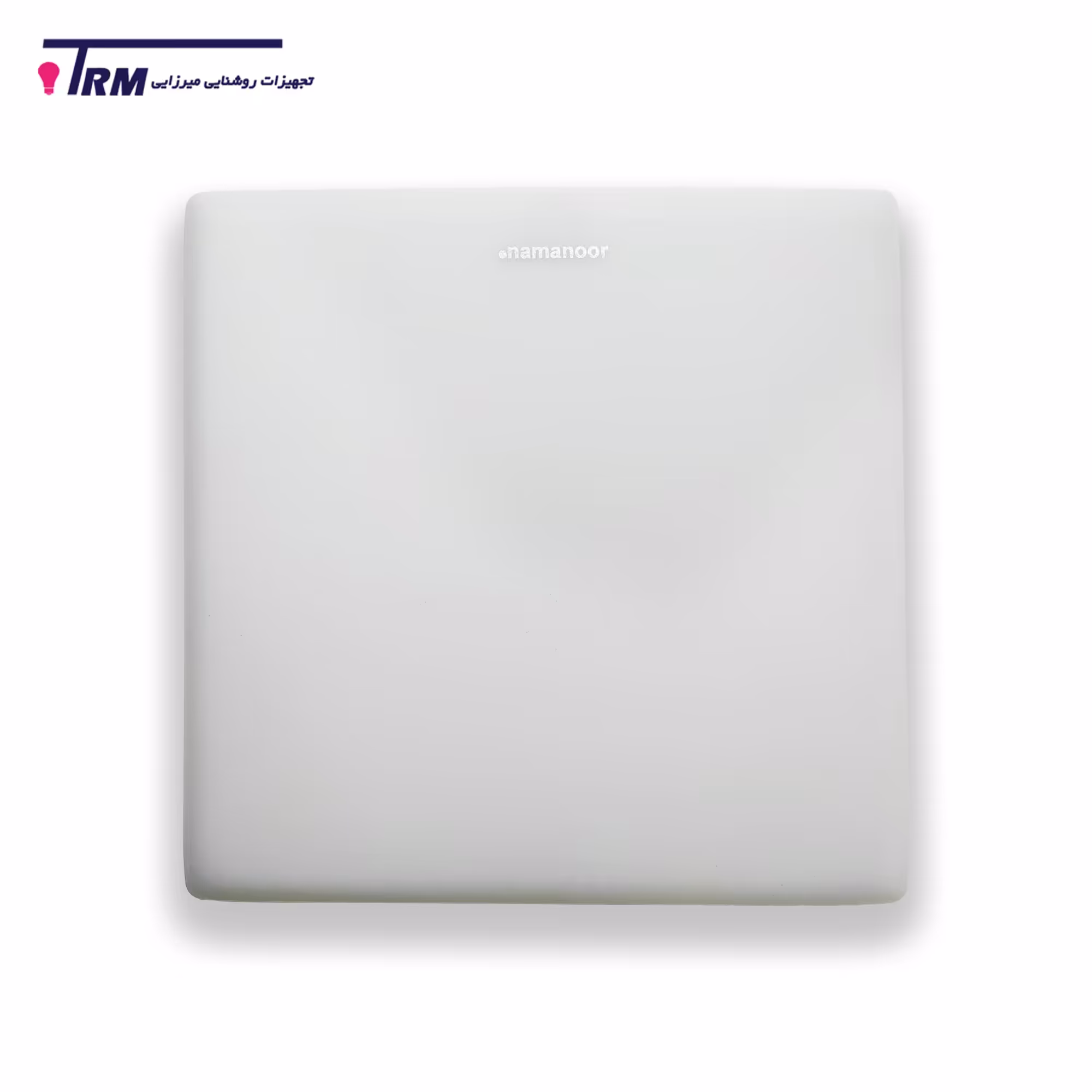 پنل مربع سایز 20 در 20 نمانور توان 24 وات رنگ نور آفتابی