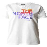 تی شرت سفید زنانه سه راهی گرافیکی پایه NF0A55B2 The North Face
