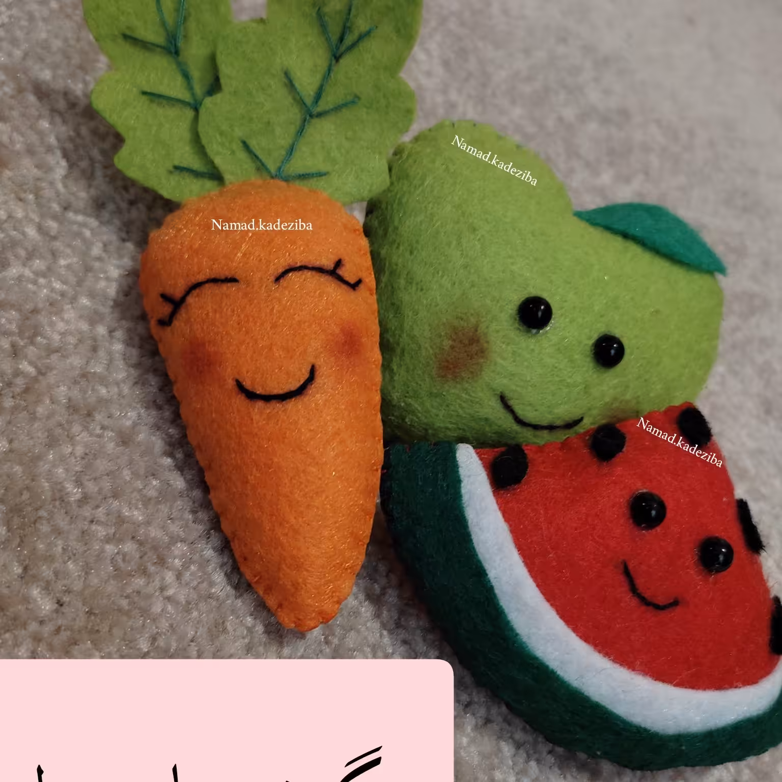 مگنت نمدی مگنت نمدی فانتزی مگنت میوه مگنت الگو مگنت نمدی 