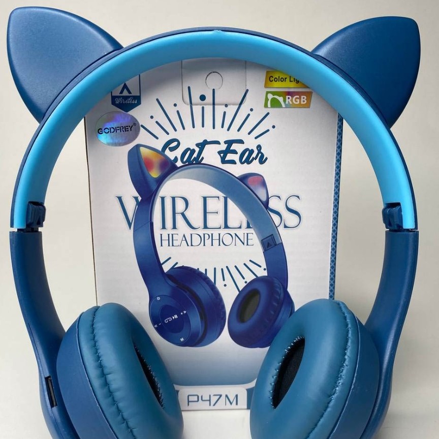 هدفون گربه ای وایرلس wireless p47m
