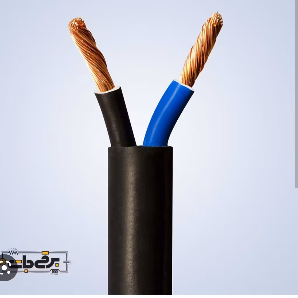 کابل برق 2 در6 تمام مس استاندارد(دو در شش) (پس کرایه)